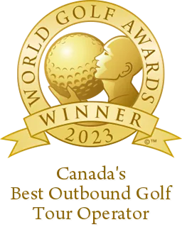 World Golf Awards Winner 2023 — Canada's Best Outbound Golf Tour Operator